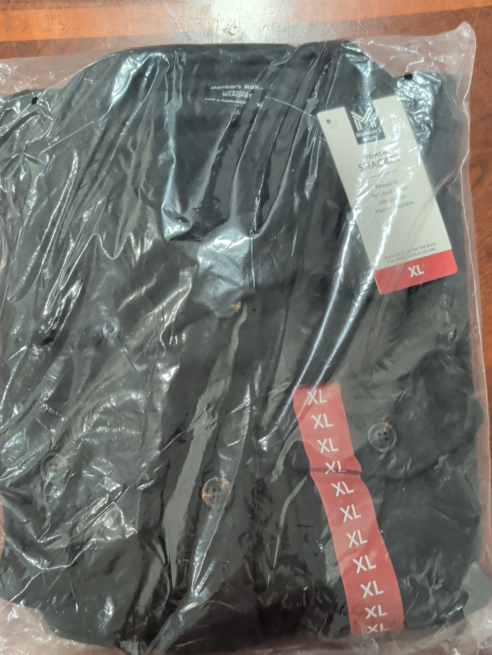 Member's Mark Women's Black Shacket - XL